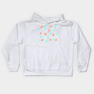 Colorful abstract stars background Kids Hoodie